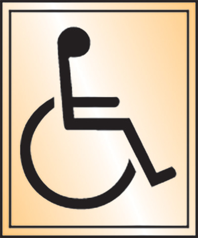Prestige Range – Disabled Symbol – Gold