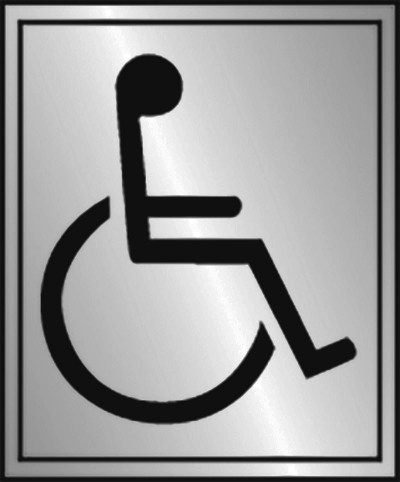 Prestige Range – Disabled Symbol – Silver