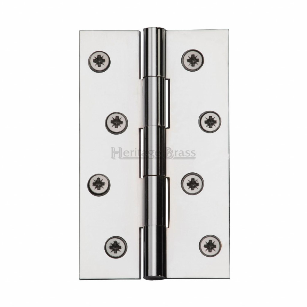 M Marcus Heritage Brass Wardrobe Hinge 102mm x 60mm