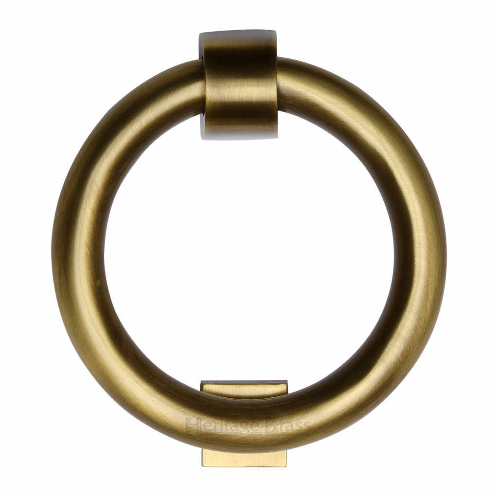 M Marcus Heritage Brass Ring Knocker 107mm
