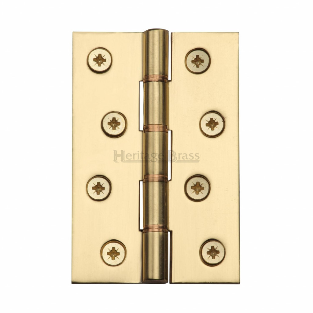 M Marcus Heritage Brass Hinge with Phosphor Washers 102mm x 66mm