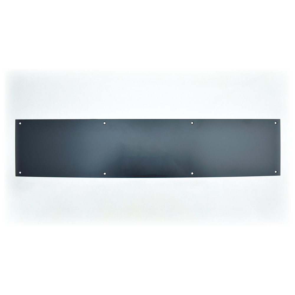 Kick Plate Matt Black Powder Coated Poole Waite & Co. Ltd.