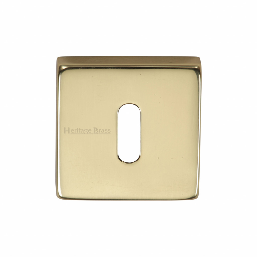 Heritage Brass Square Key Escutcheon – 54mm x 54mm