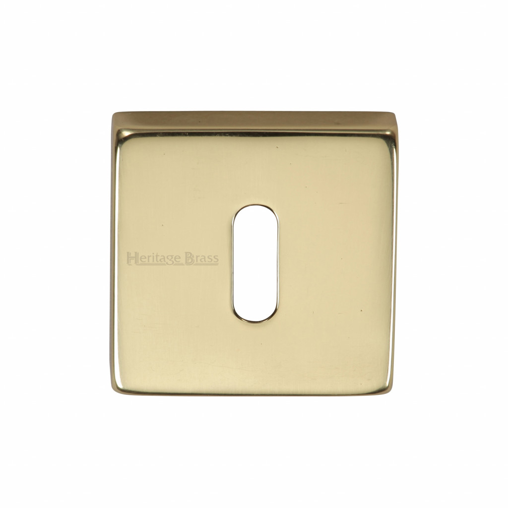 M Marcus Heritage Brass Square Key Escutcheon 54 x 54mm