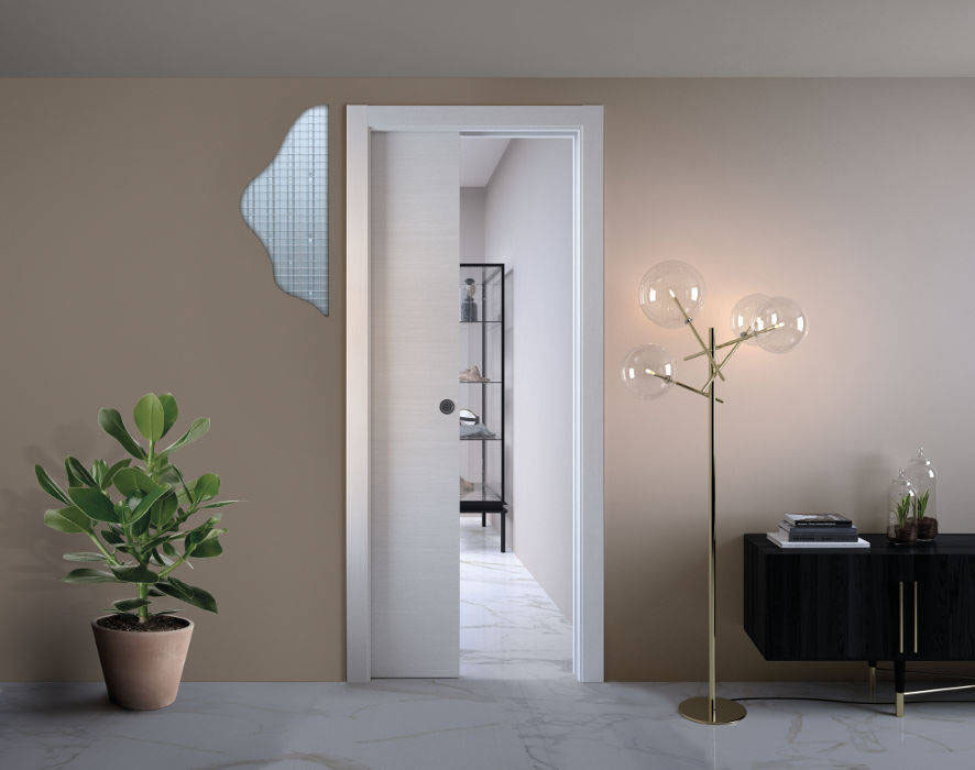 Scrigno Pocket Door System – Single FD30 Fire Door Imperial Size