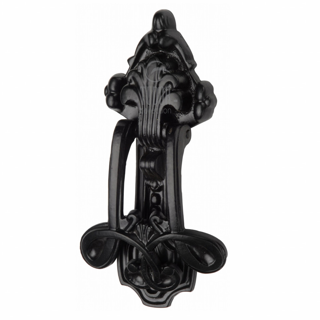 M Marcus Tudor Rustic Black Ornate Knocker 204 x 107mm