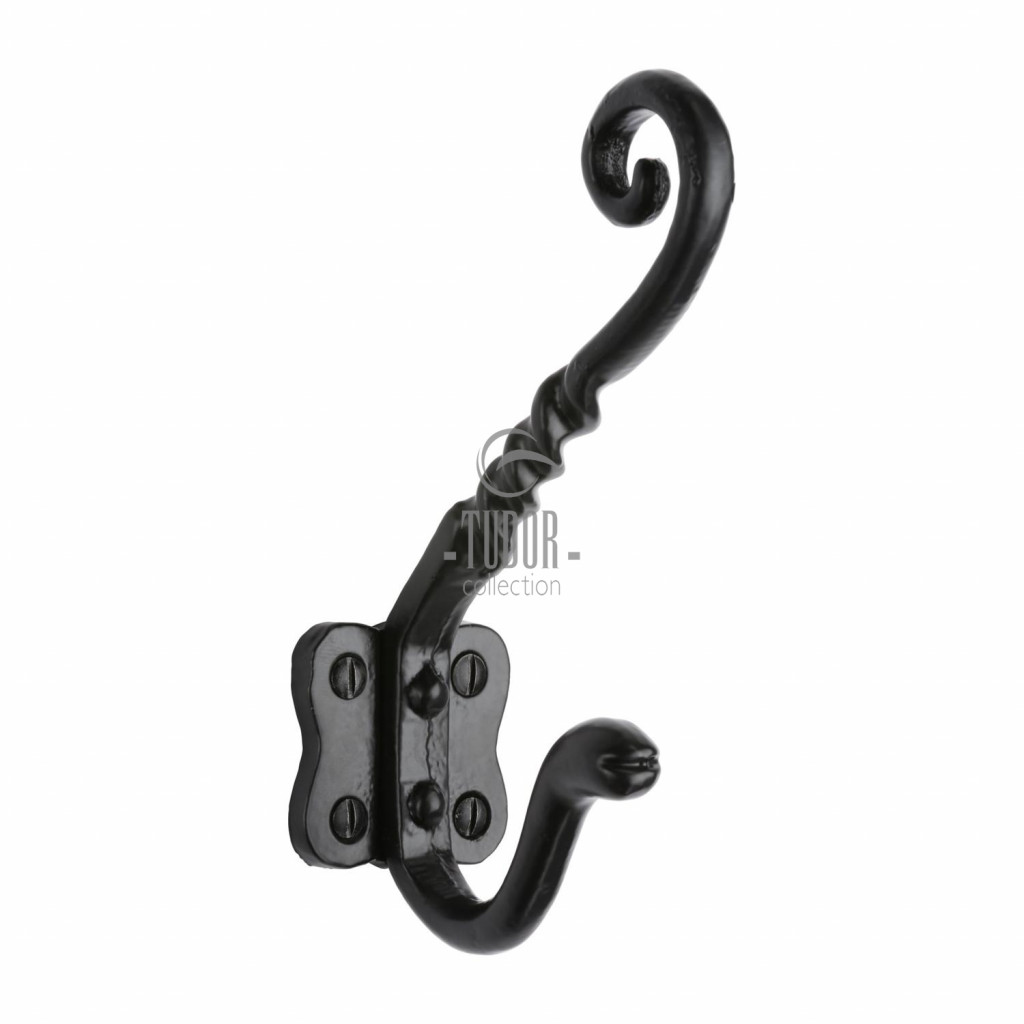 M Marcus Tudor Rustic Black Twisted Hat & Coat Hook