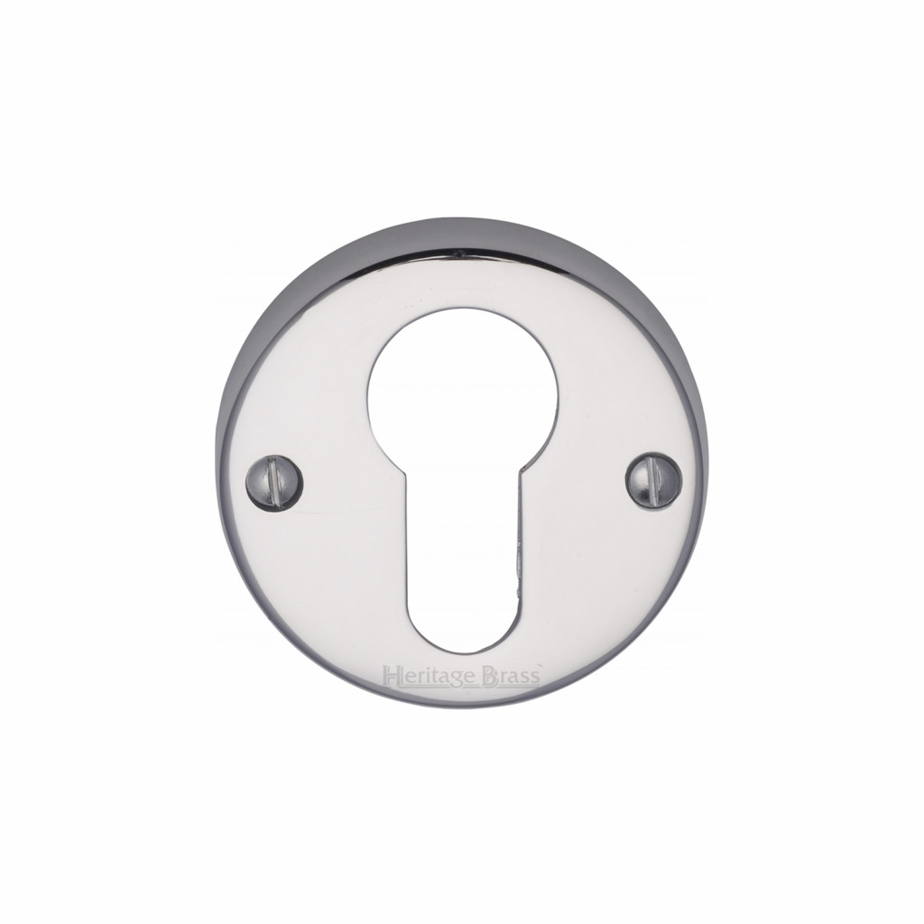 M Marcus Heritage Brass Round Euro Profile Cylinder Escutcheon 45mm 