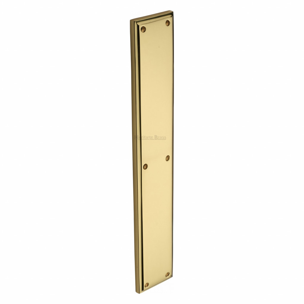 M Marcus Heritage Brass Finger Plate 464mm x 76mm