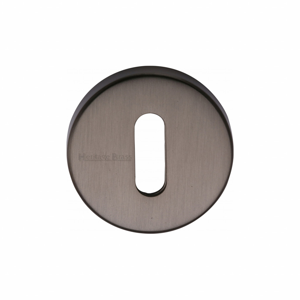 M Marcus Heritage Brass Round Standard Key Escutcheon 46mm 