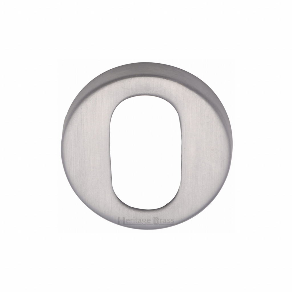 M Marcus Heritage Brass Round Oval Profile Cylinder Escutcheon 46mm 