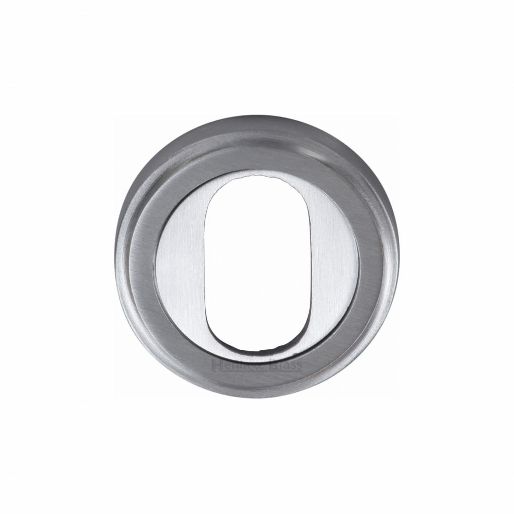 M Marcus Heritage Brass Oval Profile Cylinder Escutcheon 50mm 