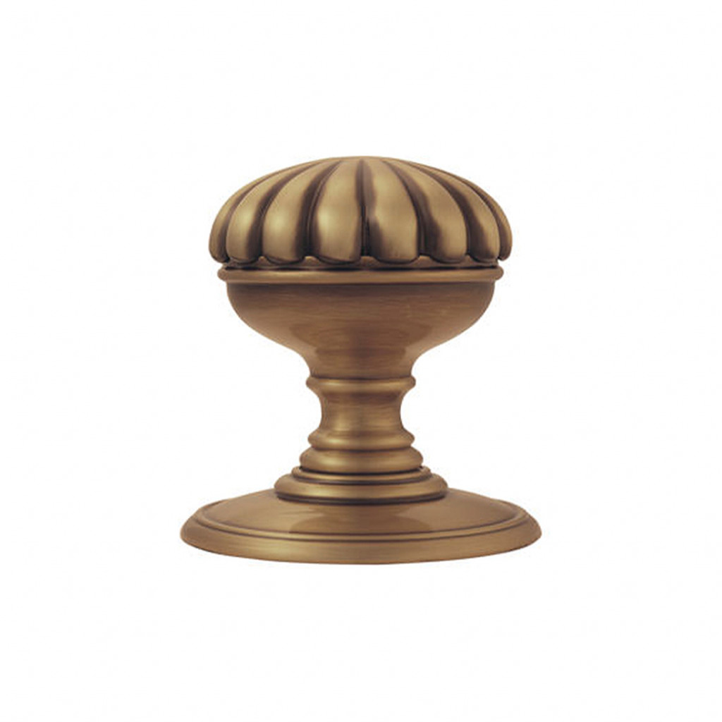 Carlisle Brass Delamain Flower Knob - Florentine Bronze