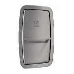 Bobrick Koala Kare KB311-SSRE Satin Stainless Steel Vertical Recessed Baby Changing Station