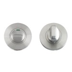Standard Bathroom Turn & Release – Push on Rose – 52mm Ø – Satin Stainless Steel
