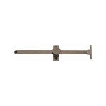 M Marcus Heritage Brass Casement Window Stay, Sliding Design 254mm