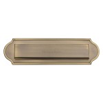 M Marcus Heritage Brass Curved Gravity Letter Plate 280 x 78mm