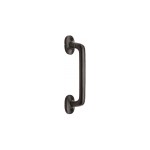 M Marcus Tudor Rustic Black Bolt Fixing Traditional Cabinet Pull Handle 125mm, 160mm, 192mm & 224mm overall lengths available