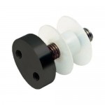 Pignose Bolt Through Glass Door Pull Handle Fixings complete with Nylon Washers and Spacer Tube