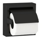 Bobrick B-6699 Surface-Mounted Single Toilet Roll Holder with Hood