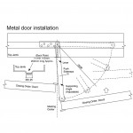 Straight Arm Door Selector – Satin Stainless Steel