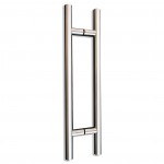 Guardsman Back to Back Fixing Pull Handles for Glass Doors – Satin Stainless Steel