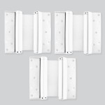Heavy Duty Fire Rated (FD30) Double Action Spring Hinge Set – 152mm