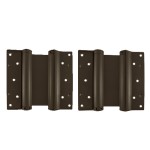 Heavy Duty Fire Rated (FD60) Double Action Spring Hinge Set – 202mm