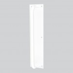 300 x 75mm plate c/w 225 mm c/c handle - Eco 3 Self-Sanitising Antimicrobial Matt White