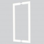 150mm c/c x 19mm Ø - Eco 3 Self-Sanitising Antimicrobial Matt White