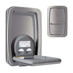 Bobrick Koala Kare KB311-SSWM Satin Stainless Steel Vertical Surface-Mounted Baby Changing Station