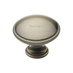 M Marcus Heritage Brass Cabinet Knob Domed Design 38mm 