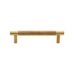 M Marcus Heritage Brass Partial Knurled Design Cabinet Pull 128mm Centre to Centre