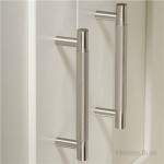 M Marcus Heritage Brass Partial Knurled Design Cabinet Pull 96mm Centre to Centre