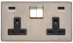 M Marcus Heritage Brass Studio Range Double USB-C Socket