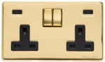 M Marcus Heritage Brass Studio Range Double USB-C Socket