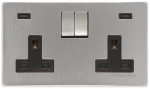 M Marcus Heritage Brass Studio Range Double USB-C Socket