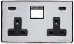 M Marcus Heritage Brass Studio Range Double USB-C Socket