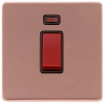 M Marcus Heritage Brass Vintage Range 45 Amp Single Plate Cooker Switch