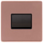 M Marcus Heritage Brass Vintage Range 6 Amp Triple Pole Fan Isolating Switch