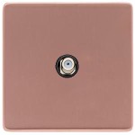 M Marcus Heritage Brass Vintage Range 1 Gang Satellite Socket