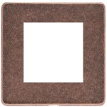 M Marcus Heritage Brass Vintage Range 2 Module Euro Plate