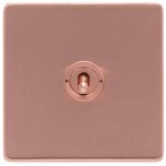 M Marcus Heritage Brass Vintage Range 1 Gang Intermediate Toggle Switch