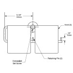 Bobrick B-548 Surface-Mounted Double Roll Toilet Tissue Dispenser with Hoods