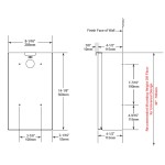 Bobrick B-35139 TrimLineSeries™ Surface-Mounted Sanitary Napkin Disposal