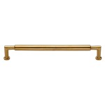 M Marcus Heritage Brass Bauhaus Round Design Cabinet Pull 203mm Centre to Centre