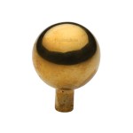 M Marcus Heritage Brass Sphere Design Cabinet Knob 28mm 