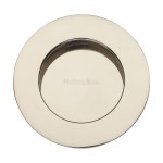 M Marcus Heritage Brass Round Flush Pull 63mm 