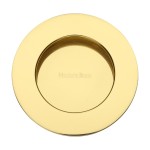 M Marcus Heritage Brass Round Flush Pull 63mm 