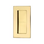 M Marcus Heritage Brass Rectangular Flush Pull 105 x 58mm